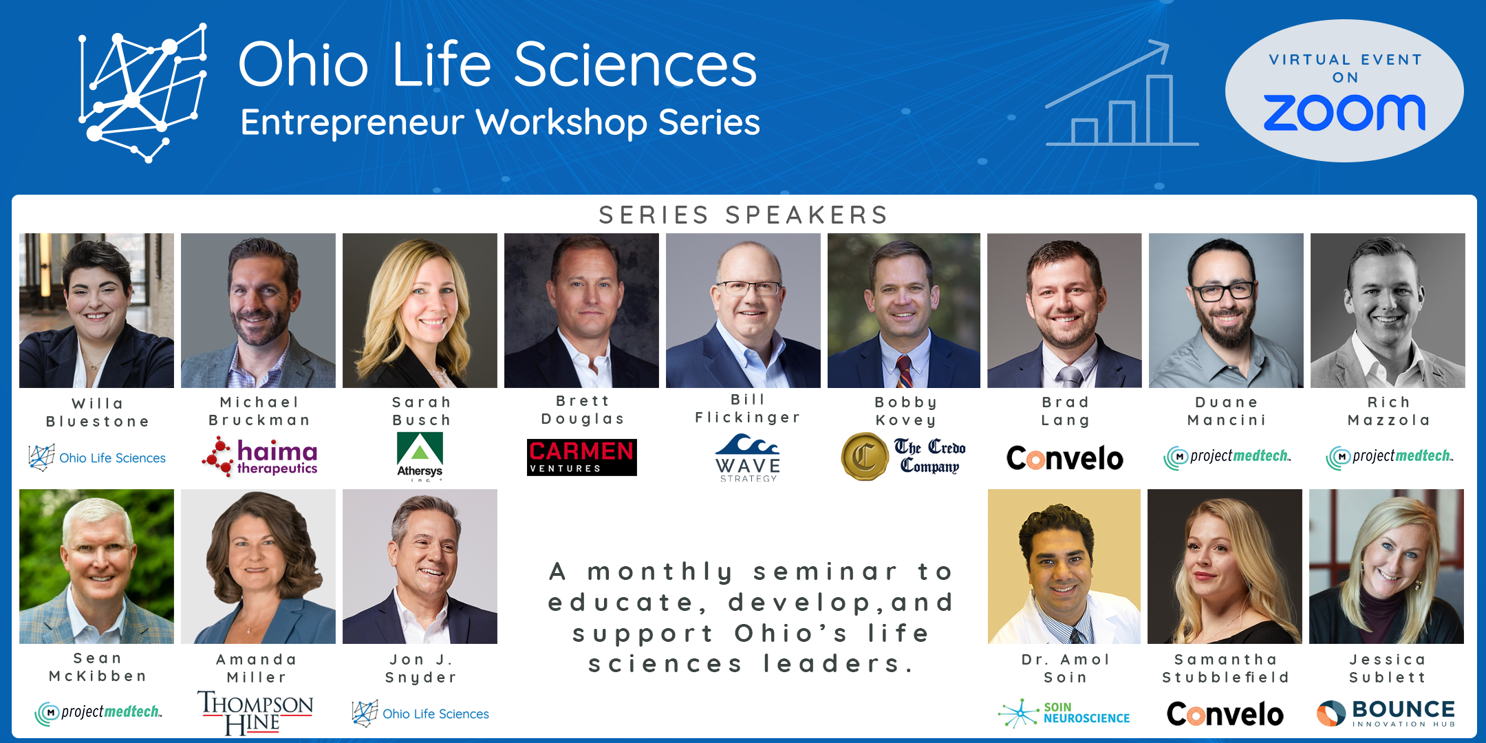 Ohio Life Sciences Launches Entrepreneur Workshop Series to Provide Business Training to Life Sciences Leaders